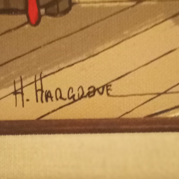 H. Hargrove Seriograph Doll in Rocking Chair - Picture 4 of 8